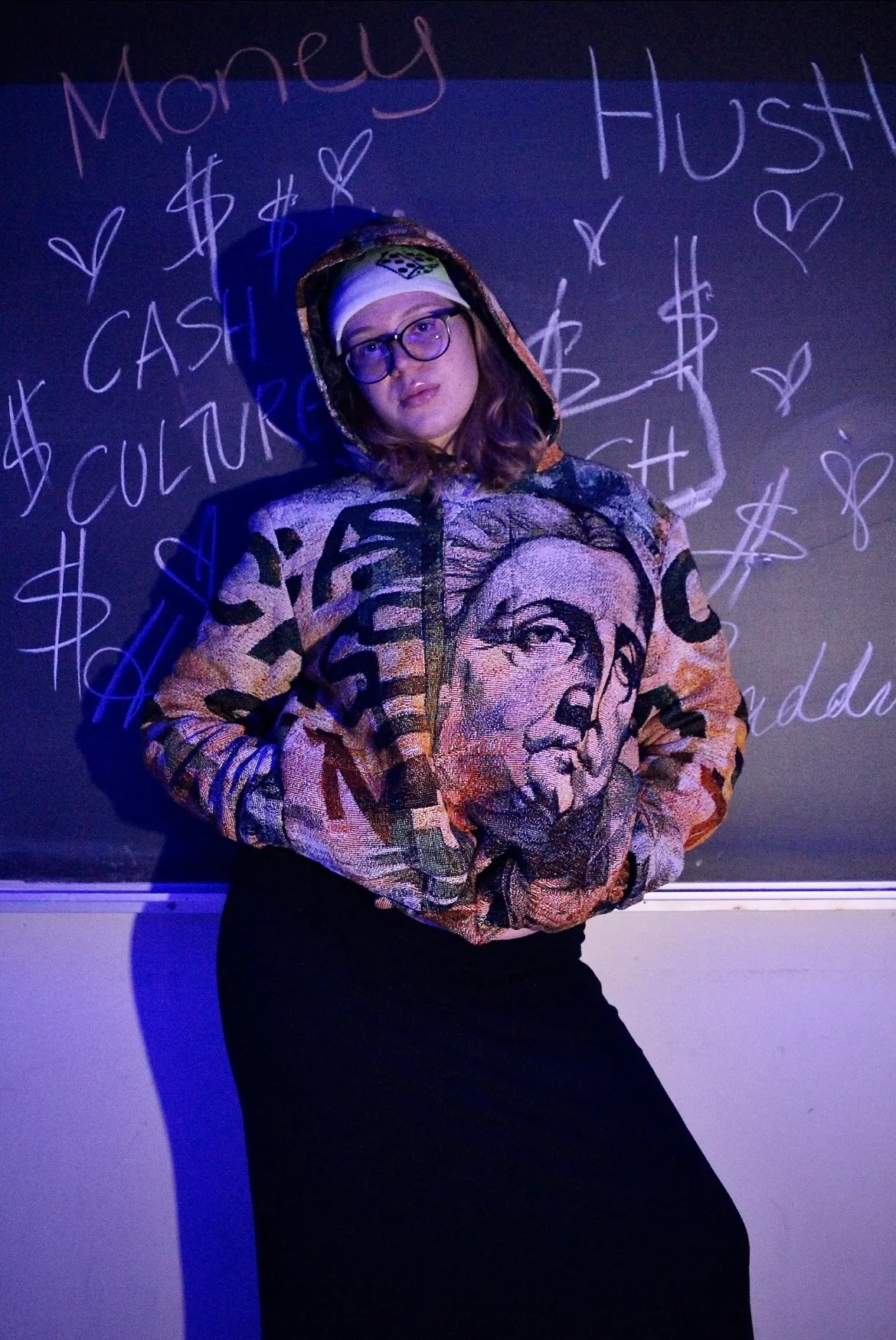 Tapestry hoodie view